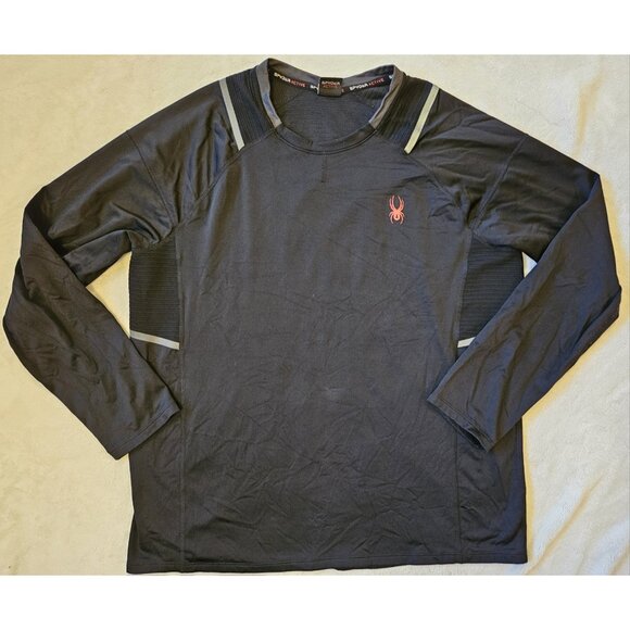 Spyder Other - SPYDER ACTIVE Thermal Pullover Long Sleeve SIZE XL Black ProWeb Base Layer